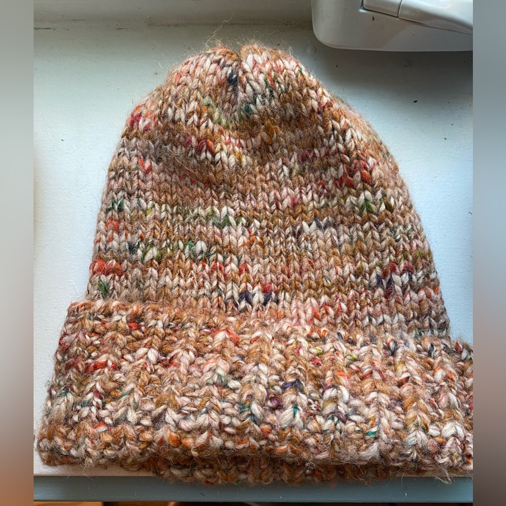 Madewell Multi-Color Knit Beanie Hat | EUC
